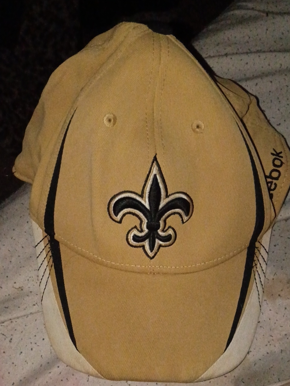 Reebok Tan and Black On-Field NFL Cap